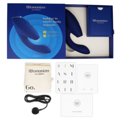 Womanizer - duo 2 estimulador azul womanizer caliente. Pt