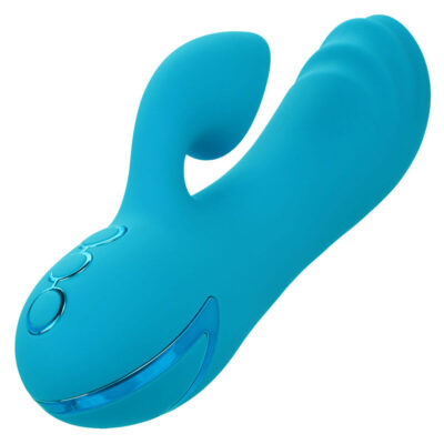 Calexotics - sunset beach seducer vibrador e estimulador 10 funções azul calexotics caliente. Pt