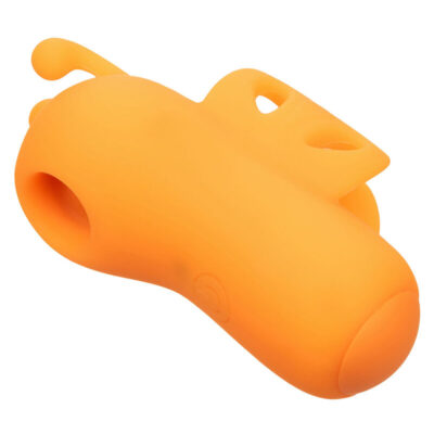 Calexotics - neon vibes buzzing vibe o estimulador de dedo 10 vibrações laranja calexotics caliente. Pt