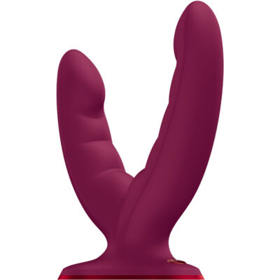 Alternative view of FUN FACTORY - RYDE DUPLO DILDO VINHO VERMELHO