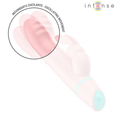 Intenso - alvin rabbit stimulator & rolling vibrating + oscilante intense high tech caliente. Pt