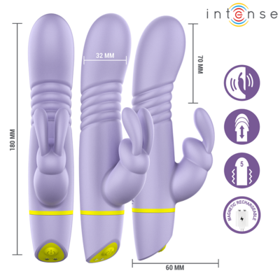 Intense - helen rabbit stimulator & thrusting vibration intense high tech caliente. Pt