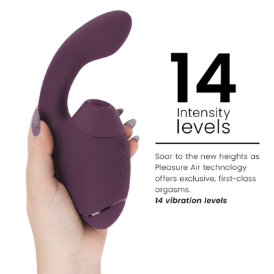 Womanizer - duo next estimulador duplo de clitóris e ponto g roxo escuro womanizer caliente. Pt