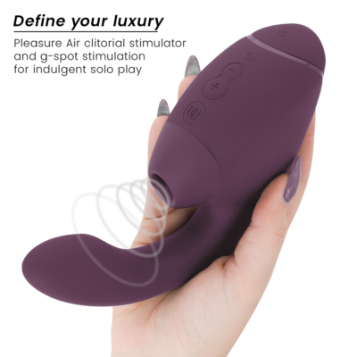Womanizer - duo next estimulador duplo de clitóris e ponto g roxo escuro womanizer caliente. Pt