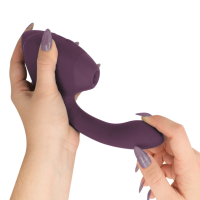 Womanizer - duo next estimulador duplo de clitóris e ponto g roxo escuro womanizer caliente. Pt