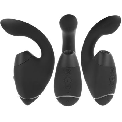 Alternative view of WOMANIZER - DUO NEXT ESTIMULADOR DUPLO DE CLITOR E PONTO G PRETO
