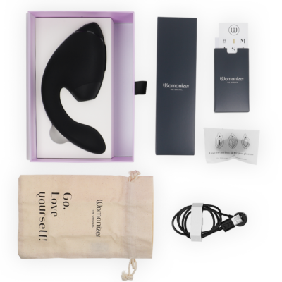 Womanizer - duo next estimulador duplo de clitor e ponto g preto womanizer caliente. Pt