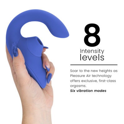 Womanizer - vibrador estimulador blend rabbit azul vibrante womanizer caliente. Pt