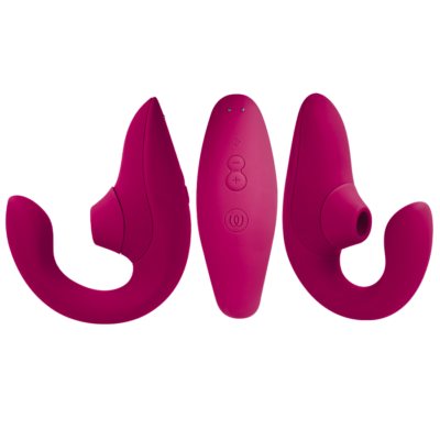 Alternative view of WOMANIZER - VIBRADOR ESTIMULADOR BLEND RABBIT ROSA VIBRANTE