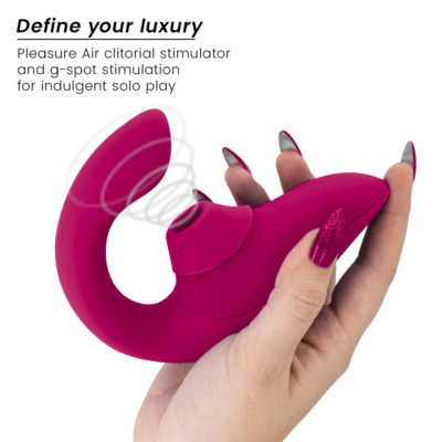 Womanizer - vibrador estimulador blend rabbit rosa vibrante womanizer caliente. Pt