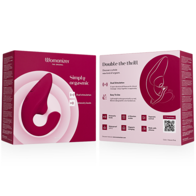 Womanizer - vibrador estimulador blend rabbit rosa vibrante womanizer caliente. Pt