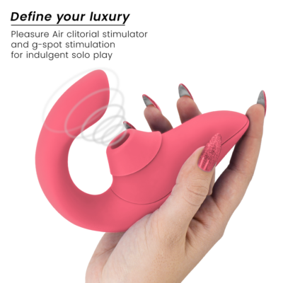 Womanizer - vibrador estimulador blend rabbit rosa vibrante womanizer caliente. Pt