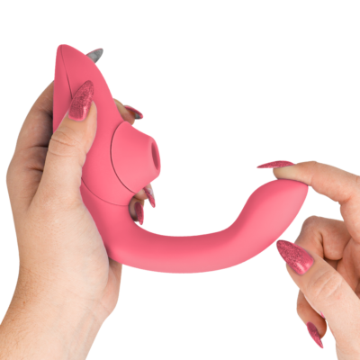 Womanizer - vibrador estimulador blend rabbit rosa vibrante womanizer caliente. Pt