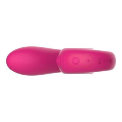 Snail vibe - gizi lite vibrador rosa duplo para ponto g e clitóris snail vibe caliente. Pt