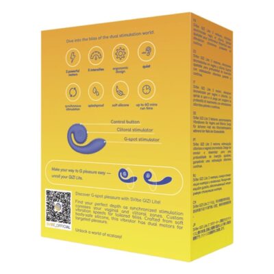 Snail vibe - gizi lite vibrador duplo roxo para ponto g e clitor snail vibe caliente. Pt