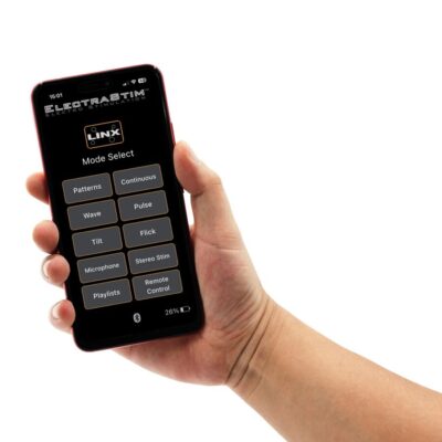 Electrastim - linx estimulador elétrico de canal duplo com aplicativo e controle remoto electrastim caliente. Pt