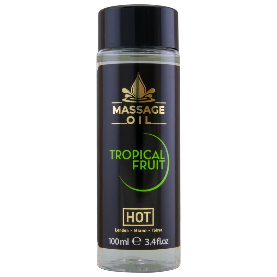 HOT - ÓLEO DE MASSAGEM FRUTAS TROPICAIS 100 ML 1 Hot - óleo de massagem frutas tropicais 100 ml