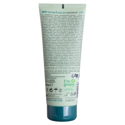 Alternative view of HOT - BIO MASSAGE & LUBRIFICANTE À BASE DE ÁGUA 2 EM 1 200 ML