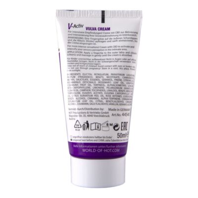 Creme vulva quente com cbd 50ml hot caliente. Pt