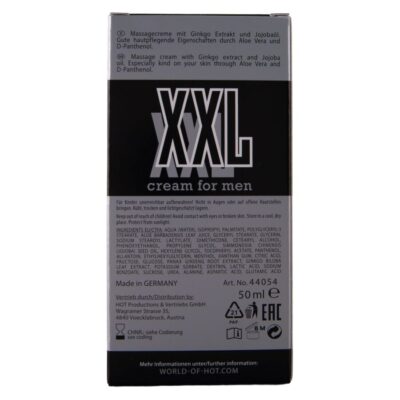 Hot - creme xxl para homens 50 ml hot caliente. Pt