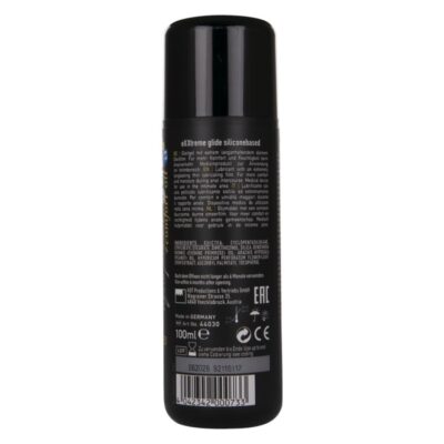 Hot - exxtreme glide lubrificante à base de silicone + óleo confortante a+ 100 ml hot caliente. Pt