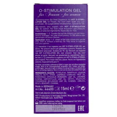 Hot - gel estimulante o para mulheres 15 ml hot caliente. Pt