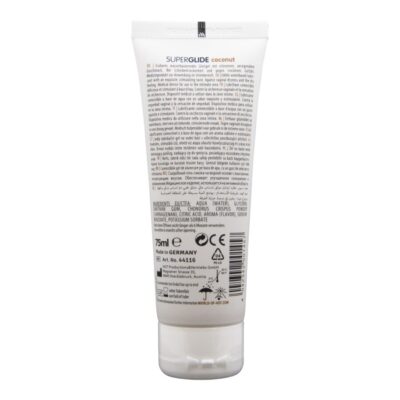 Alternative view of HOT - SUPERGLIDE LUBRIFICANTE COMESTÍVEL À BASE DE ÁGUA COM COCO 75 ML