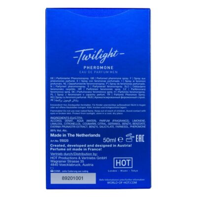Hot - twilight pheromone parfum men 50 ml hot caliente. Pt