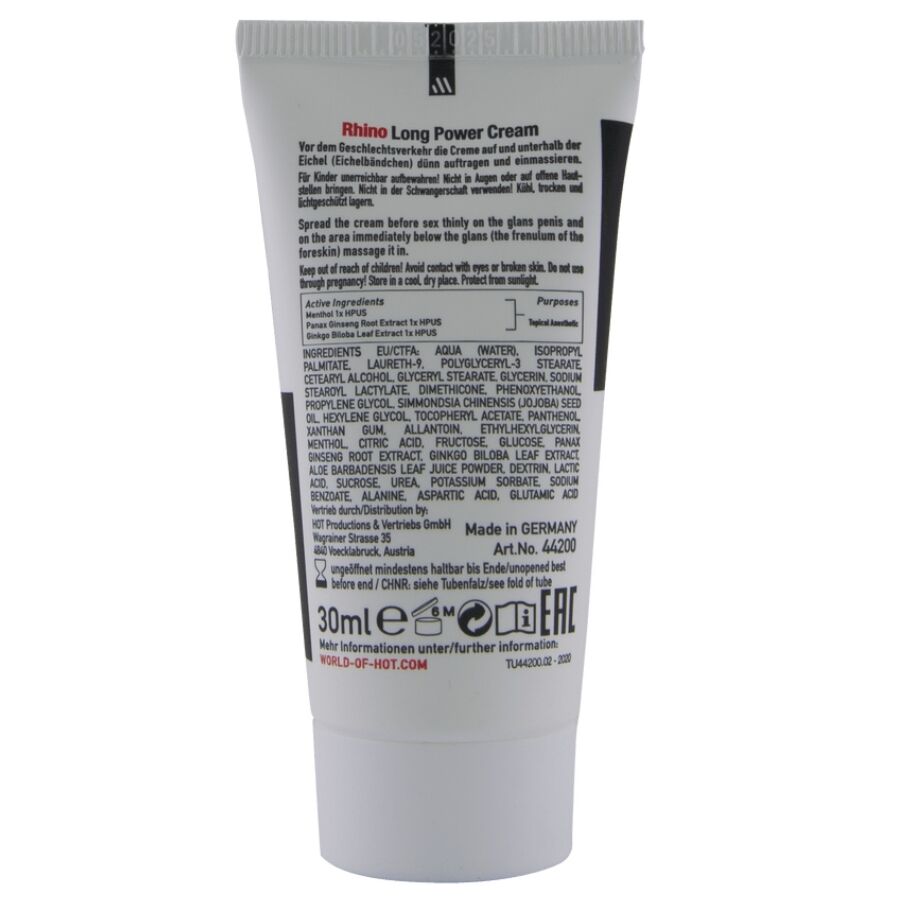 HOT - RHINO LONG POWER CREAM 30 ML 3 Hot - rhino long power cream 30 ml - image 3
