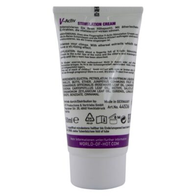 Hot - creme estimulante v-activ para mulheres 50 ml hot caliente. Pt