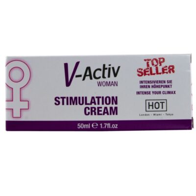 Hot - creme estimulante v-activ para mulheres 50 ml hot caliente. Pt