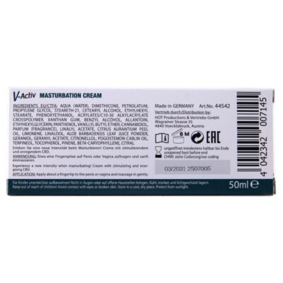 Hot - creme para masturbação com cbd - unissex 100ml hot caliente. Pt
