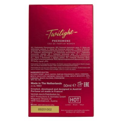 Hot - twilight pheromone parfum feminino 50 ml hot caliente. Pt