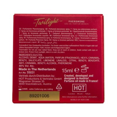 Hot - twilight pheromone parfum women 15 ml hot caliente. Pt