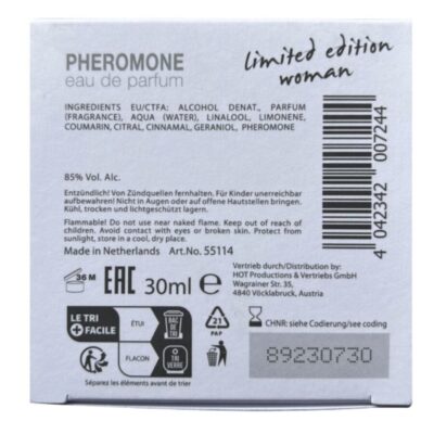Hot - perfume de feromônios dubai edição limitada feminino 30 ml hot caliente. Pt