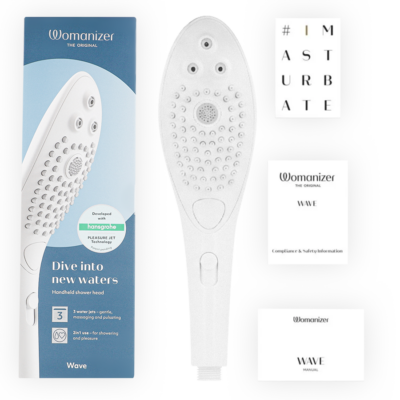 Womanizer - chuveiro estimulante clitorial wave branco womanizer caliente. Pt