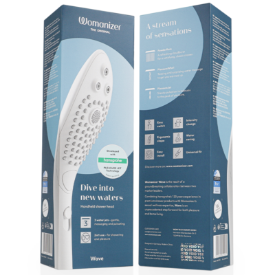 Womanizer - chuveiro estimulante clitorial wave branco womanizer caliente. Pt