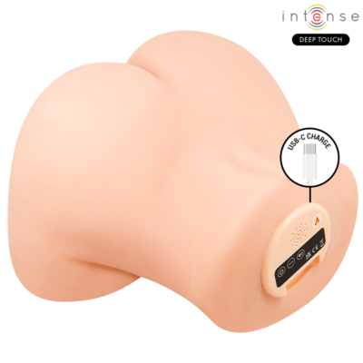 Intense deep touch - masturbador vaginal ginger com efeitos de sucção, calor, vibração e voz, com controle remoto, 5,3 kg intense bodies & masturbators caliente. Pt
