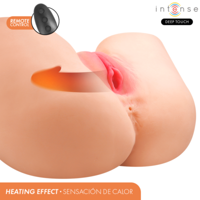 Intense deep touch - masturbador vaginal julia com sucção, calor, vibração e efeitos de voz com controle remoto 9 kg intense bodies & masturbators caliente. Pt