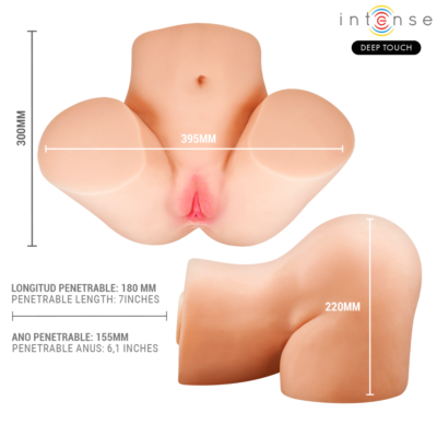 Intense deep touch - masturbador vaginal julia com sucção, calor, vibração e efeitos de voz com controle remoto 9 kg intense bodies & masturbators caliente. Pt