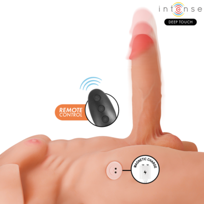 INTENSE DEEP TOUCH - TORSO MARTY COM ÂNUS E DILDO REALISTA COM FUNÇÃO DE PRESSÃO E VIBRAÇÃO, CONTROLE REMOTO, 6,2 KG 12 Intense deep touch - torso marty com ânus e dildo realista com função de pressão e vibração, controle remoto, 6,2 kg intense bodies & masturbators caliente. Pt