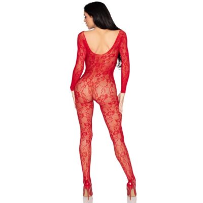 Leg avenue - 89366 body de renda vermelha - tamanho único leg avenue bodystockings caliente. Pt