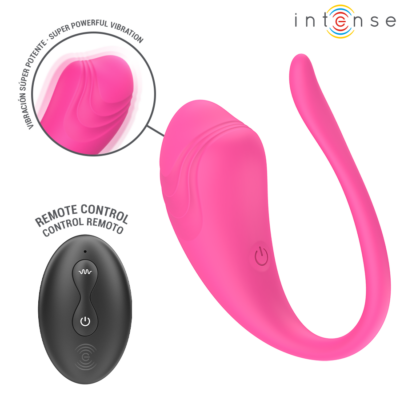 Intense - ovo vibratório rosa olivia com controle remoto intense remote control caliente. Pt