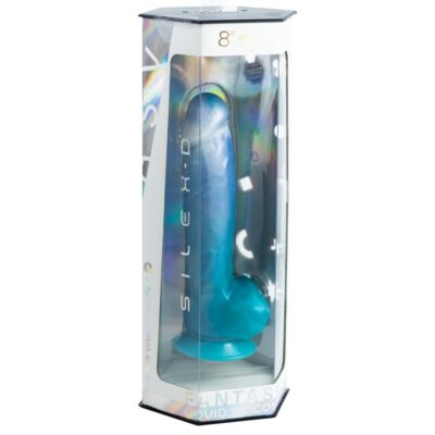 Silexd - angel dildo fantasy silicone líquido termoreativo azul celestial 20,3 cm silexd caliente. Pt