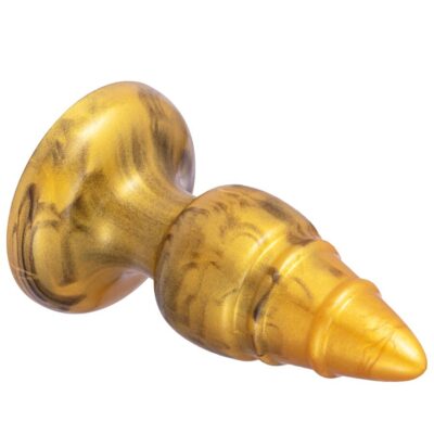 Silexd - goldy plug anal fantasy de silicone líquido termoreativo dourado 9,2 cm silexd caliente. Pt