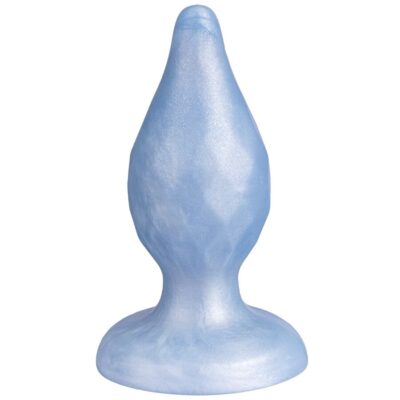 Silexd - diamond plug anal fantasy de silicone líquido termoreativo azul perolado 9,2 cm silexd caliente. Pt
