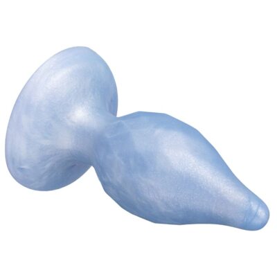 Silexd - diamond plug anal fantasy de silicone líquido termoreativo azul perolado 9,2 cm silexd caliente. Pt