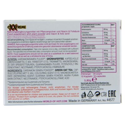 HOT - EXXTREME CÁPSULAS LIBIDIN PARA MULHER 10 UNIDADES 7 Hot - exxtreme cápsulas libidin para mulher 10 unidades hot caliente. Pt