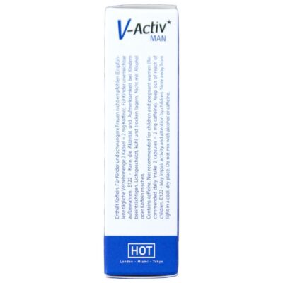 Hot - v-activ caps man 20 unidades hot caliente. Pt