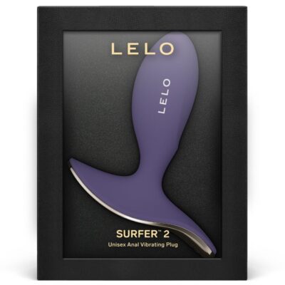 Lelo - surfer 2 plug vibratório anal unissex roxo cibernético lelo caliente. Pt